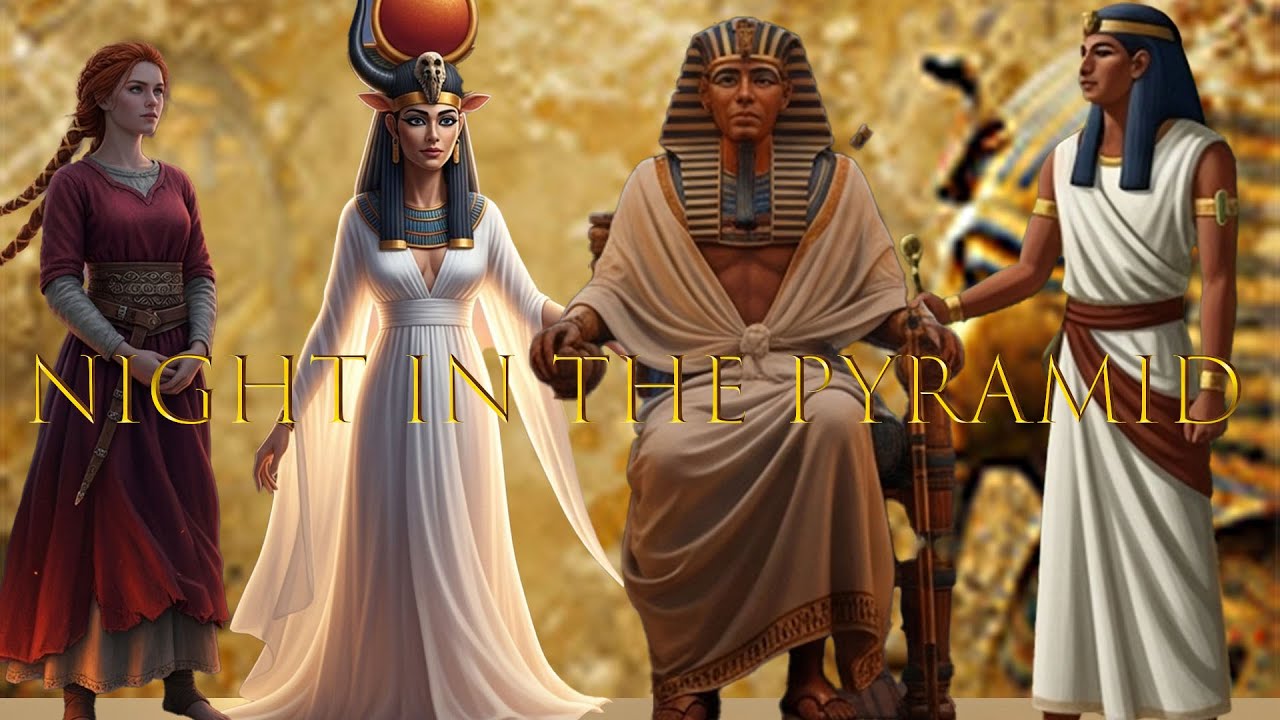 Night in the Pyramid | Ancient Egyptian Sleep Story by Firelight