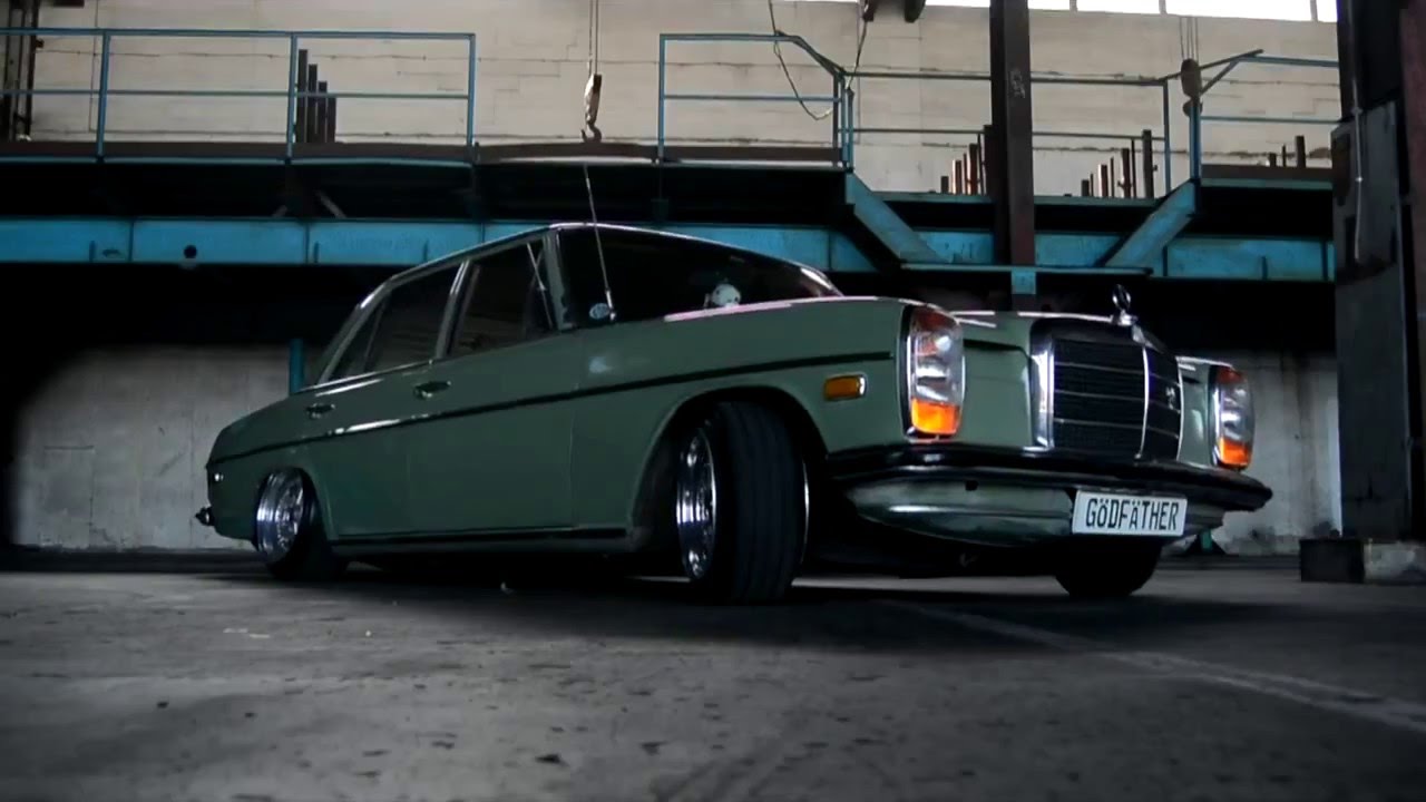 Ретро Mercedes W115 в стиле Stance YouTube