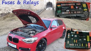 BMW F20 114i Fuses and Relays Location ( diagram ) 116i 118i F21