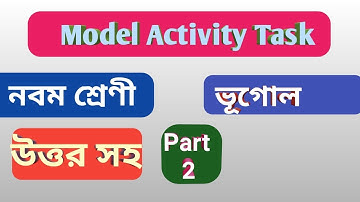 Class 9 Geography Model Activity Task //part 2