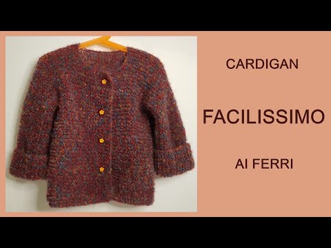 Video: Come Lavorare A Maglia Un Cardigan Da Donna