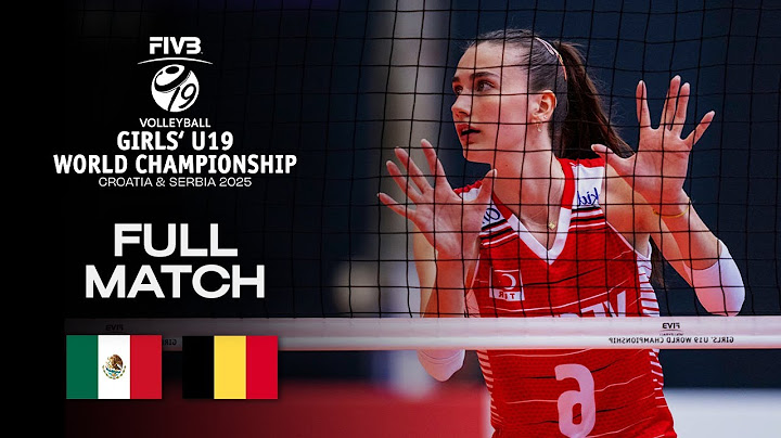 Mexico vs. Belgium - Playoffs | Girls' U19 World Champs 2025 - Full Match