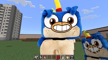 Puppycorn Plush Nextbot Added in Minecraft PE | NNF_Part8_Addon