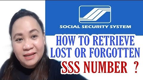 HOW TO RETRIEVE LOST OR FORGOTTEN SSS NUMBER IN 12 WAYS !