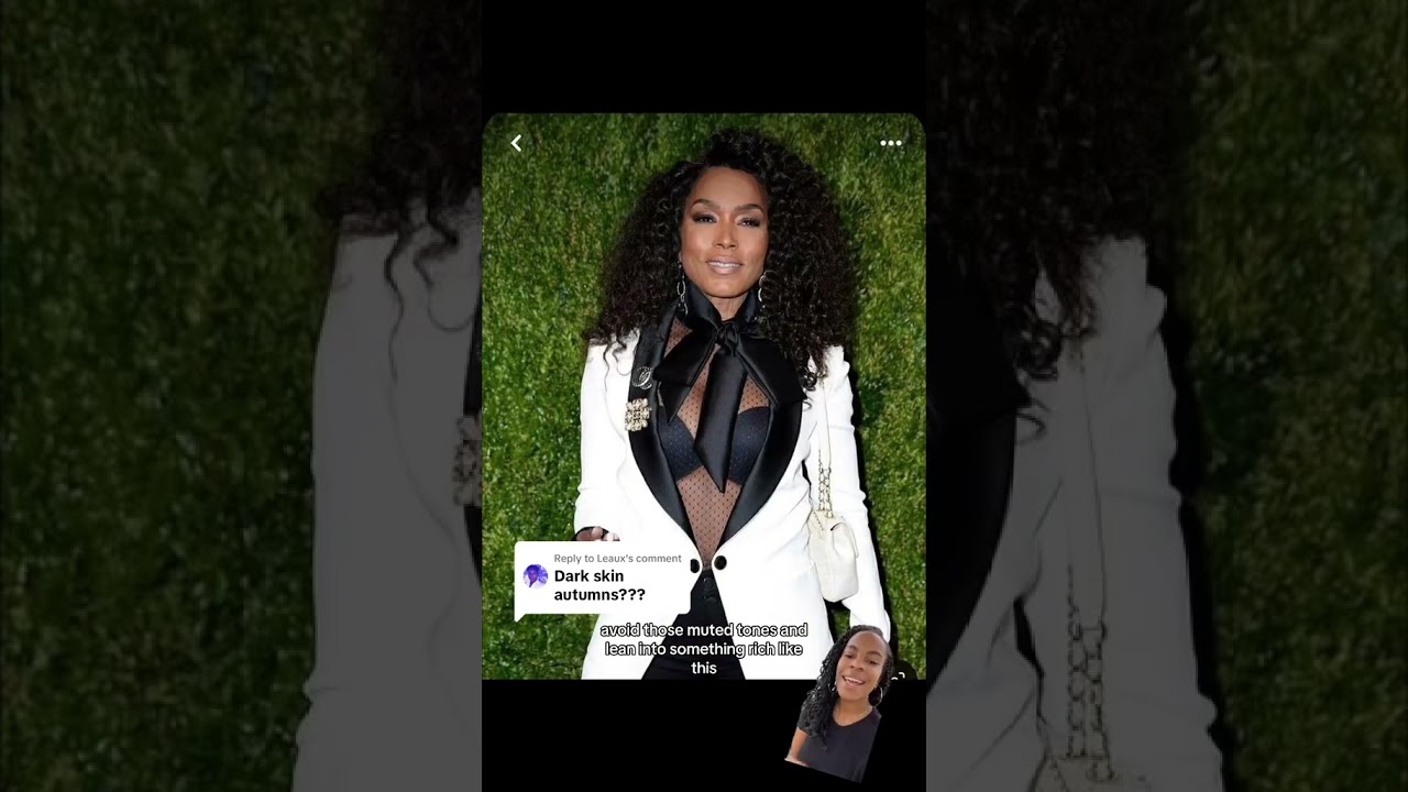 Angela Bassett Color Analysis  