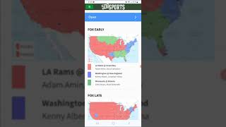 NFL TV Map Week 9 2023