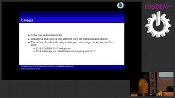 FOSDEM infrastructure review
