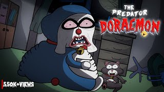 Doraemon Horror Creepy parody || The Predator Doraemon