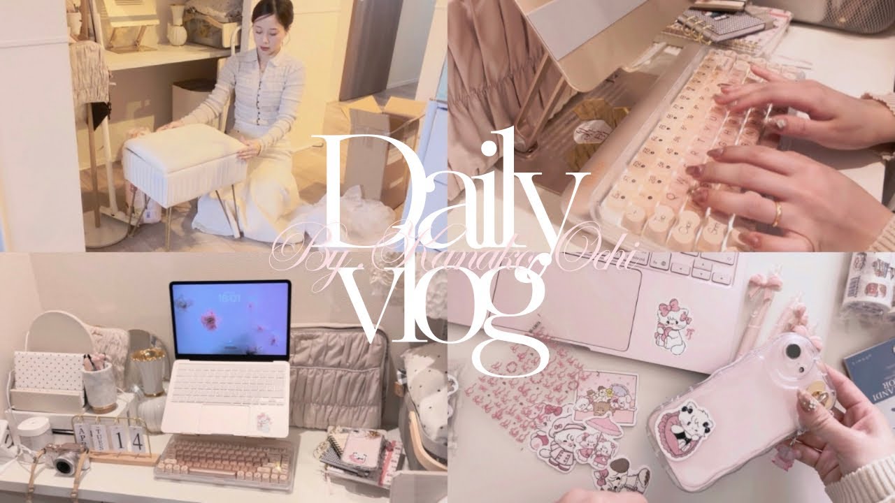 【２歳🧒🏻５歳👦🏻】ワンオペ育児🧺と仕事動画を可愛く整える平日💻🎀【30代ママ】