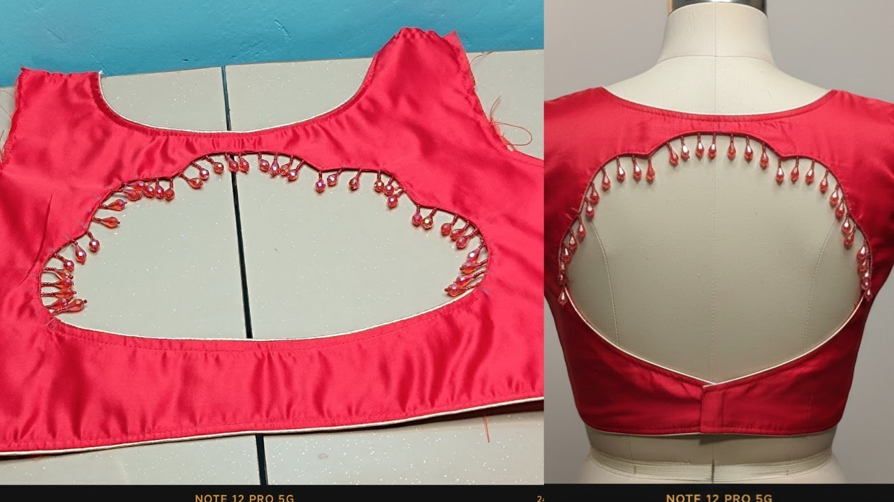 Bridal blouse design || Unique blause desing || cutting and stitching 