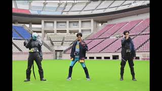 仮面ライダーギーツxリバイスMOVIEバトルロワイヤルより同時変身シーンを声真似でやってみた。