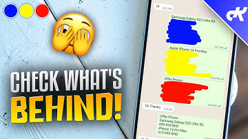 See Hidden Text from Screenshot (Blue, Red & Yellow) || Check What