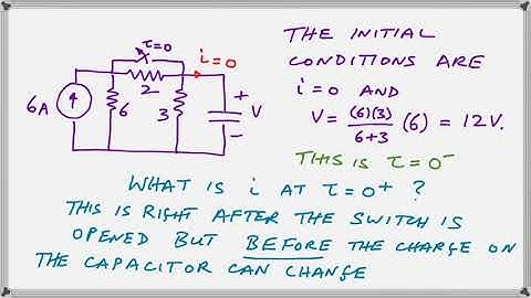 Transient Analysis - initial and final conditions