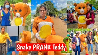 Teddy fake snake 🐍 prank on public||SRK sister@SRK Sankar