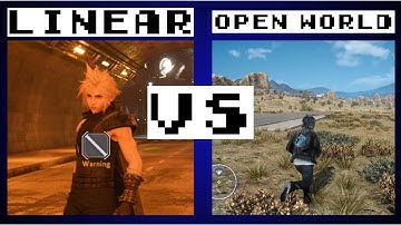 Final Fantasy VII Remake vs XV - Linear vs Open World