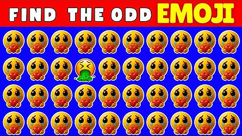 🥵👀Find the ODD Emoji Out in 5 Seconds ⏱️ |🔥 Fun Emoji Quiz & Brain Challenge 2025