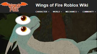 There S A New Roblox Wings Of Fire Wiki Youtube - pf roblox wiki