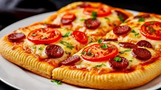 Mischen Sie Kartoffeln mit Eiern! Diese 2 Pizzen auf Kartoffelteig werden Sie sofort begeistern!