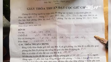 VTC14 | Hàng trăm sinh viên tố bị chủ nhà lừa tiền đặt cọc bằng “hợp đồng ma”