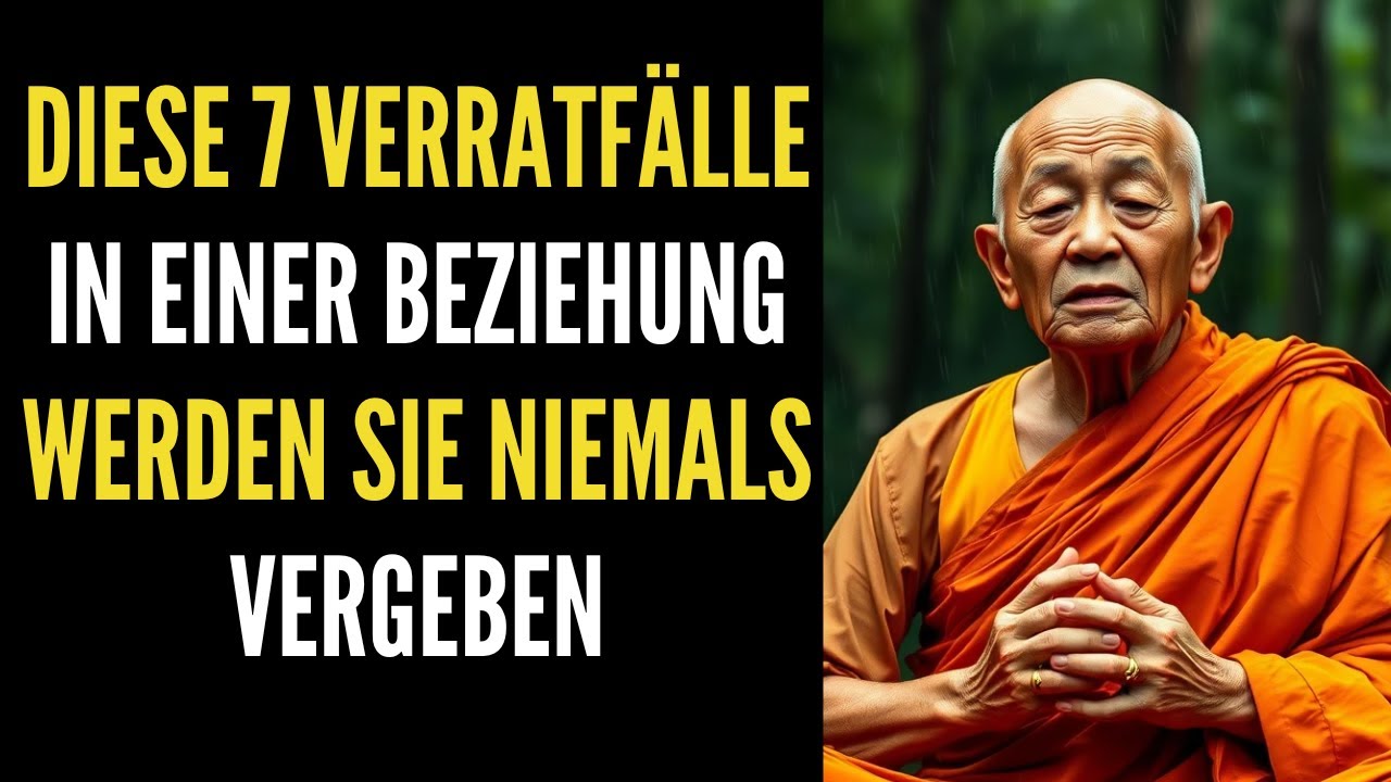 Verzeihen Sie niemals diese 7 Verrätereien in Beziehungen – Lehren des Zen und des Buddhismus.