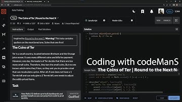 Codewars 7 kyu The Coins of Ter | Round to the Next N Javascript