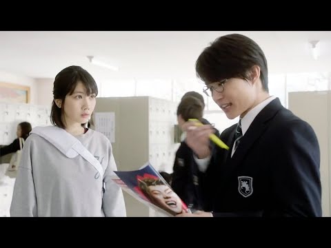 学年トップの松本さん、高杉くんの点数は!?／au『ピタット学割』CM+メイキング
