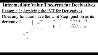 3.2.5 Intermediate Value Theorem for Derivatives