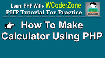 How to make calculator in php (First Technique) || PHP Calculator Practice