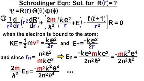 Physics - Ch 66.5 Quantum Mechanics: The Hydrogen Atom (23 of 78) Schrodinger Eqn. R(r)=?