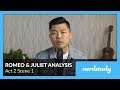 Romeo and Juliet Act 2 Scene 1 Analysis Quiz