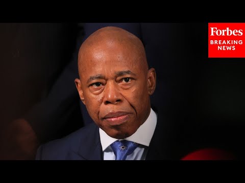 NYC Mayor Eric Adams Holds Press Briefing About Affordability And Housing