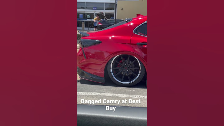 Girl owned - bagged Toyota Camry - what do you think? Air suspension