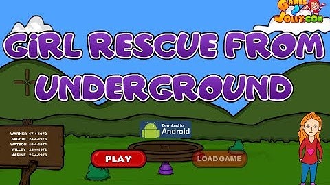 G2J Girl Rescue From Underground Walkthrough [Games2Jolly]