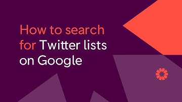 How to find Twitter lists using advanced Google search | Training video with Laura Garcia