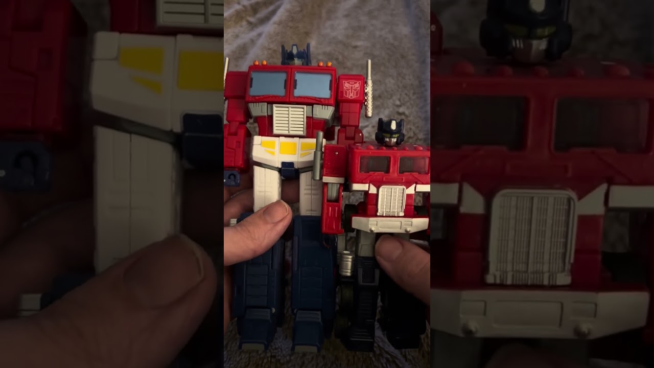 Throwback Prime time G1 vs Missing Link vs Legacy Optimus Prime