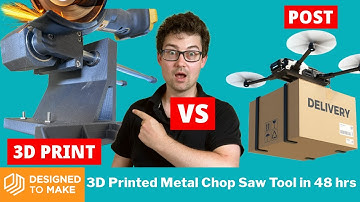 Racing Amazon: Making a 3D Printed Mini Grinder Metal Chop Saw Tool