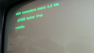 COMMODORE SuperPET SP9000 Computer Screen Display commodore basic 4.0 15422 Bytes - Episode 4032
