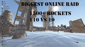 BIGGEST ONLINE RAID ON VITAL 1500+ ROCKETS//ZERG PROGRESSION//DELTA #VTM