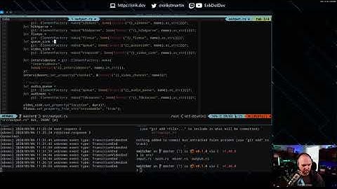 Live Coding: Rust and GStreamer (building an RTMP switcher) 9/6/20