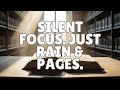 Silent Library Ambience 📖 | Page Turning, Rain Outside &amp; Deep Focus for Study (3 Hours)