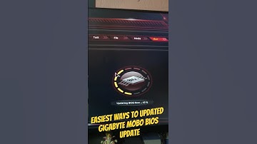 easiest ways to update gigabyte motherboard bios ✅