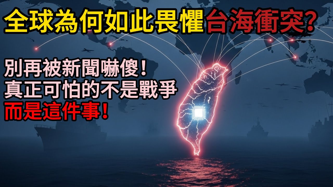 全球為何如此畏懼台海衝突？別再被新聞嚇傻！真正可怕的不是戰爭，而是這件事！