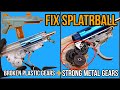 How to repair splatrball gun stripped gears  fix broken srb400 srb1200 gel blaster with metal gears