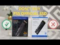 Ps5 official ssd vs not official ssd dont pay more for the same buy sn850x instead