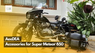 AeeDEA Accessories for Royal Enfield Super Meteor 650  Elevate Your Ride!