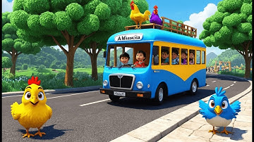 🐿 Squirrel Jumps from Tree to Tree – 3D Animated Nursery Rhyme for Kids | Fun Animal Song