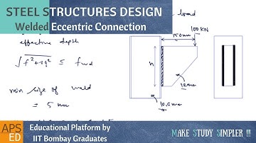 Eccentric Welded Connection Out of Plane | Design of Steel Structures