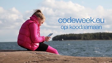 Learn how to code with EU Code Week [Suomi]