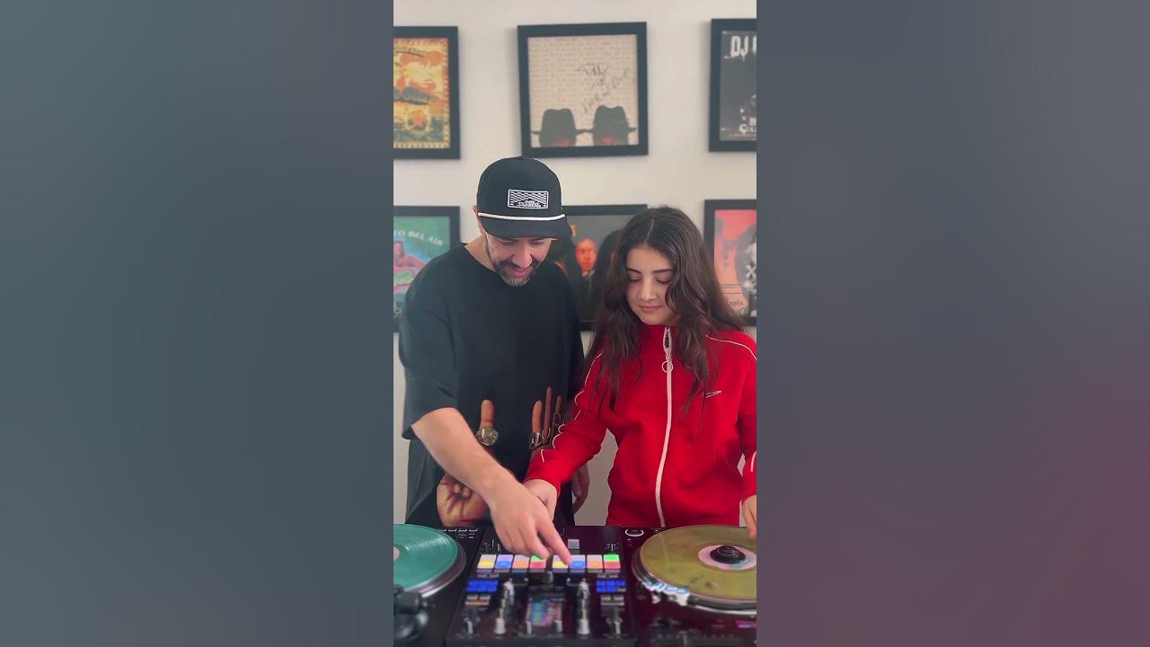 Daddy vs Daughter team work 🔥 #djmichelle #djshock