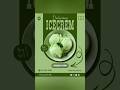 "Poster Design for Ice Cream Lovers | Canva Mobile!